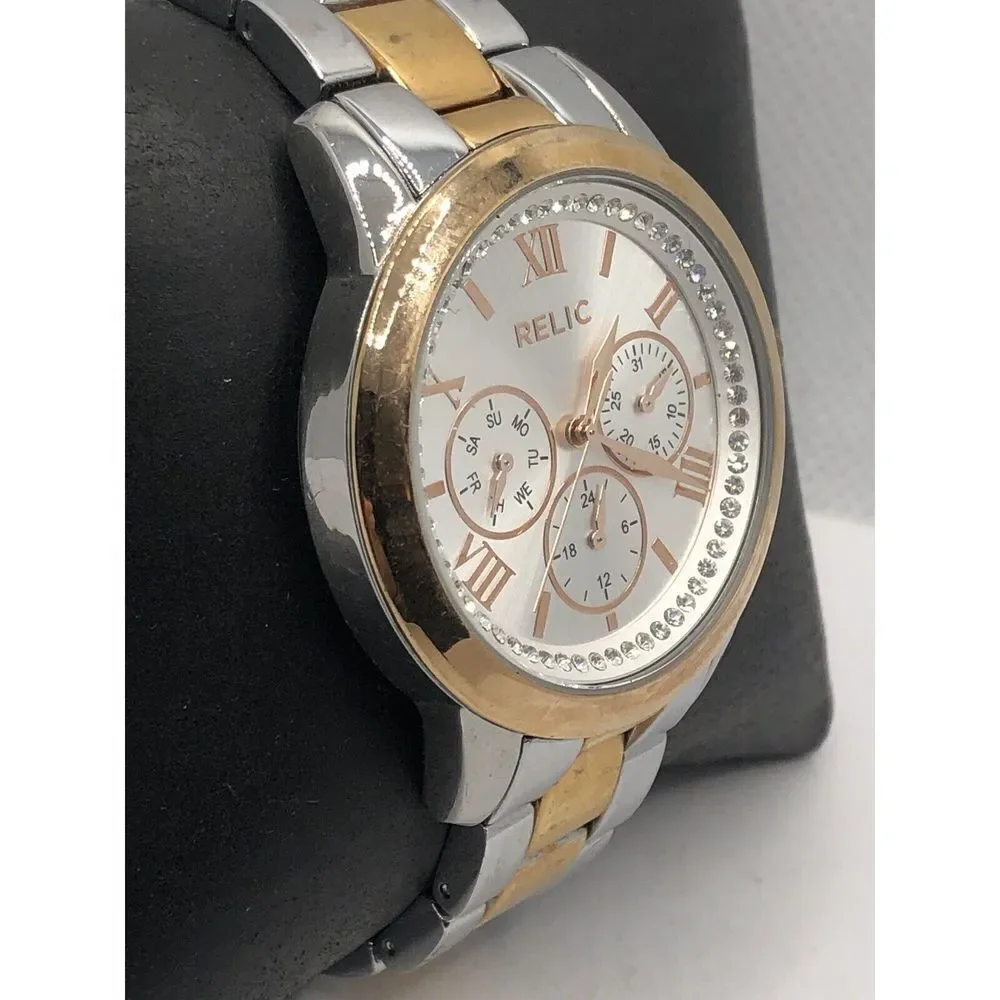 Relic ZR15828 Women's Two-Tone Stainless Steel Analog Dial Quartz Watch HK550